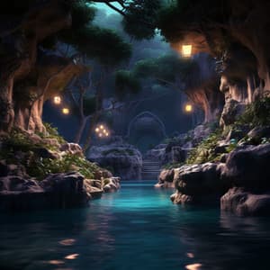 Spa Nocturne: Music by the Stream - Soft Water Streams Sounds