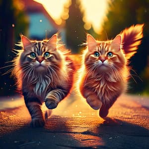 Soft Lofi Melodies for Cats' Evening Serenity - Binaural Sleepy Beats