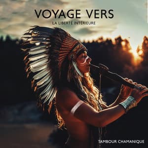 Voyage vers la liberté intérieure: Tambour chamanique, tribu puissante pour vaincre la peur, la colère, le stress - Native American Music World