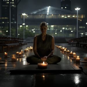 Serenata De Luz Lunar Para El Yoga: Música Relajante Y Armonía Del Océano - Olas del tiempo