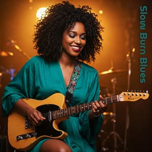 Slow Burn Guitar Blues - Etta Jams