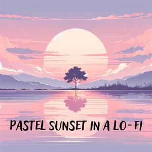 Pastel Sunset in a Lo-fi: The Tranquility and Beauty of the Moment - Lo-fi Chill Zone