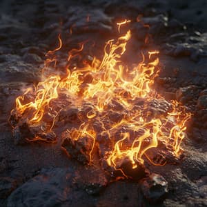 Calm Flames: Cool Evening with a Warm Fire - Easy Relaxing Acoustics