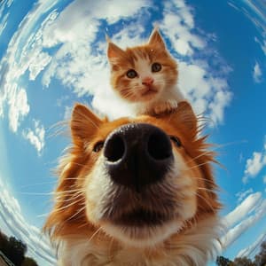 Amigos Y Diversión: Música Relajante Para Mascotas - Día azul