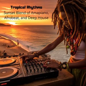 Tropical Rhythms: Sunset Blend of Amapiano, Afrobeat, and Deep House - Chill discoteque