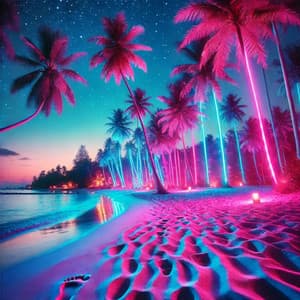 Barefoot in the Sand: Neon Lights and Palm Trees - Chillout Sound Festival