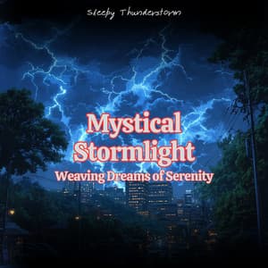 Mystical Stormlight Weaving Dreams of Serenity - Sleepy Thunderstorm