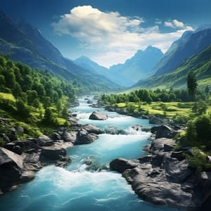 Yoga by the River: Serene Waters Flow - Zen Hanami