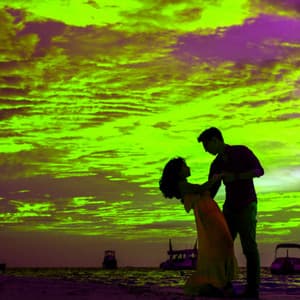 Backdrop for Sure Visions - Piano Bossa Nova Duo - Autumn Jazz Ambient