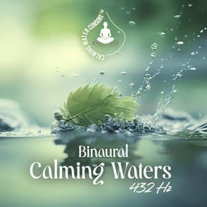 Binaural Calming Waters 432 Hz: Gentle Trickling of Water, Rain and Waves for Deep Stress Relief - Calming Water Consort