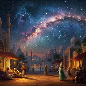 Celestial Arabian Nights: Mystical Soundscapes for Inner Journey, Flute Meditation Music - Amri Kiertean