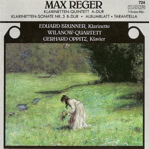 Reger, M.: Clarinet Quintet, Op. 146 / Clarinet Sonata, Op. 107 / Albumblatt in E-Flat Major / Tarantella - Max Reger