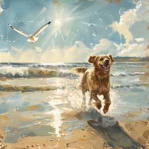 Melodías De Ladridos: Canciones Juguetonas De Perros En El Océano - Canciones para que los perros duerman