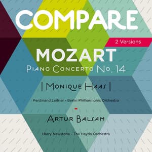 Mozart: Piano Concerto No. 14, K. 449, Monique Haas vs. Artur Balsam - Wolfgang Amadeus Mozart