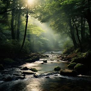 Sleep in Stream's Embrace: Soothing Night Tunes - Sleep Music