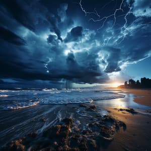 Relajación Lluviosa A La Luz De La Luna: Música Relajante Y Sinfonía De La Lluvia - Sonidos De Tormentas