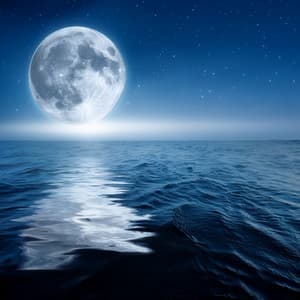 Lofi Moonlit Pathways: Echoes of Night and the Silence Between Stars - Serenity Music Relaxation