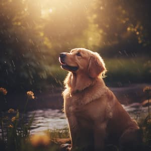 Serenidad De Mascotas Con La Lluvia: Lluvia Tranquila - Registradores de campo al aire libre