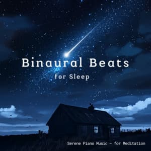 Serene Piano Music - for Meditation - Binaural Beats for Sleep