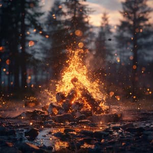 Sueño A La Luz Del Fuego: Melodías Para Dormir Del Bebé - Canciones De Cuna Para Dormir Bebes