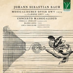 Johann sebastian Bach: musicalisches Opfer BWV 1079, 14 canons BWV 1087 - Johann Sebastian Bach