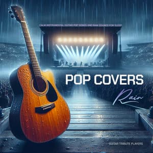 Pop Covers Rain - Calm Instrumental Guitar Pop Songs and Rain Sounds For Sleep - Guitar Tribute Players