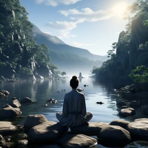 Serenidad A Orillas Del Río: Arte Acuático De Paz - Sonidos de la tierra