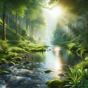 Calm River Flowing Noise - Naturalia