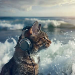 Cats Ocean Harmony: Soothing Sounds - Beach Atmospheres