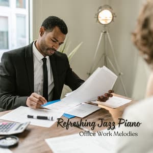 Refreshing Jazz Piano: Office Work Melodies - Smooth Restaurant Jazz Quartet