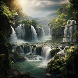 Echoes of Waterfalls in Nature: Tranquil Streams - The One-Lane Bridge