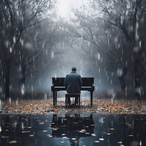 Escapada De Masaje Con Teclas De Piano Lluvioso - La biblioteca de la lluvia