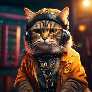 Meow and Flow: Hip Hop Grooves for Relaxed Cats - Binaural Beats ASMR