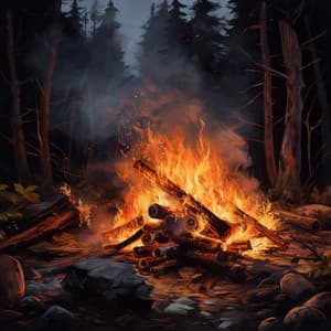 Calmante Meditación Del Fuego: Tonos Tranquilos De La Hoguera - Paz Nirvana