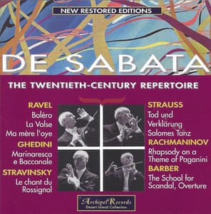 Victor de Sabata the 20th Century Repertoire - New York Philharmonic