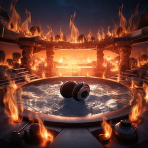 Fire Caress: Soothing Spa Symphony - The Unexplainable Store