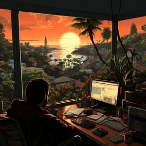 Sinfonía De Trabajo De Piano: Armonías Colaborativas Para El Éxito - Relajación Piano