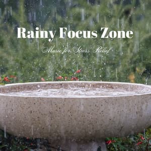 Rainy Focus Zone: Music for Stress Relief - Rain - Spring Shower