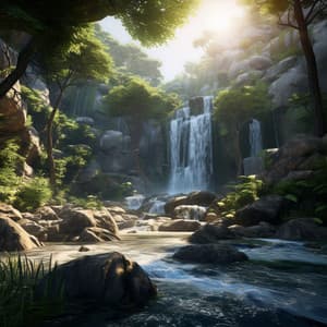 Soothing Waterfalls: Calming Water Ambience - VDWW