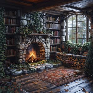 Noches Relajantes Con Sonidos Ambientales De Fuego - Cafeteria Musica de lujo