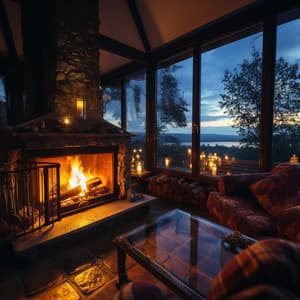 Sesión De Canciones Artísticas A La Luz Del Fuego: Música Para Aliviar El Estrés - Naturaleza del norte