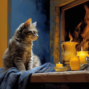 Cat Melodies: Fireplace Serenity for Your Feline Friend - Factorial FX
