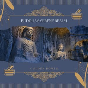Buddha's Serene Realm - Golden Bowls