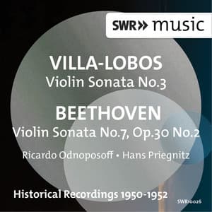 Villa-Lobos & Beethoven: Violin Sonatas - Ricardo Odnoposoff