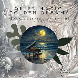 Quiet Magic, Golden Dreams: Piano Sleeping Under the Moon - Silver Dreamer