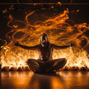 Fire-themed Yoga in Binaural Sound: Vital Energy - Binaural Lazers