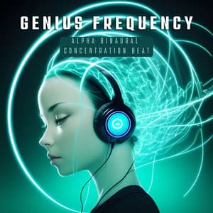 Genius Frequency: Alpha Binaural Concentration Beat, Music Embedded with Frequencies - Beta Alpha Theta Wellen Waves