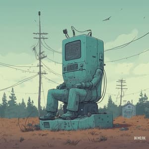 Dreamy Dusk and Vinyl Cracks - Lofi Sleep