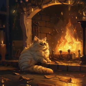 Armonía De Mascotas Junto Al Fuego: Tonos Reconfortantes - Músicas Para Cachorros