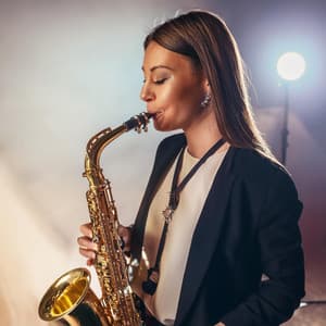 Luces De Ciudad Sincronizadas: Flujos De Jazz Urbano - Café de jazz de Nueva York